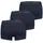 Boxershort unifarben blau S