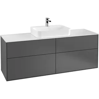 Villeroy & Boch V&B Waschtischunterschrank Finion 160x60,3cm, Abd.-Pl. wh. m, wal veneer