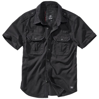 Brandit Vintage Shirt Shortsleeve schwarz, Größe 5XL