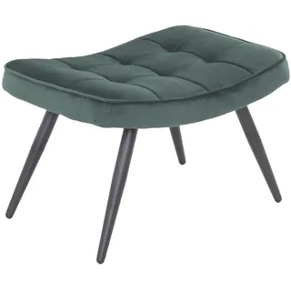 byLIVING Hocker UTA Samt 60 x 39 x 41 cm Grün