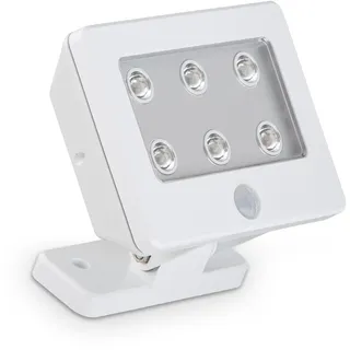 Briloner Außenleuchte Kunststoff schwenkbar IP54 mit Bewegungsmelder weiß