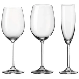 Leonardo Daily Gläserset 18 tlg.- Rotwein, Weißwein und Sektgläser