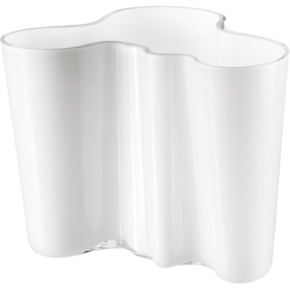 Iittala Vase Aalto 160 mm Weiß aus Glas