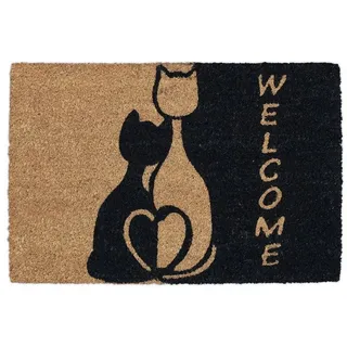 Relaxdays Kokos 15 x 15 cm Hellbraun/Schwarz