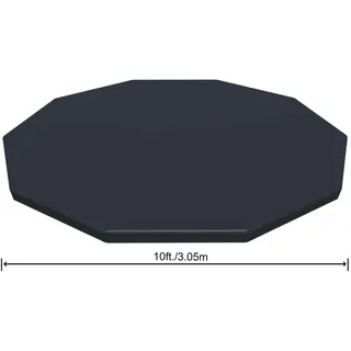 BESTWAY Flowclear Poolabdeckung schwarz Ø 305 cm