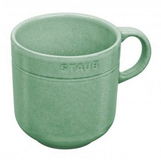 Staub Tasse »Staub Dining Line Tasse, 300 ml Salbeigrün Keramik kratzfest«, Keramik grün