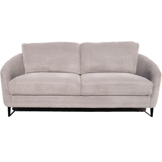 Sofa 3 Sitzer ELVIN (BHT 203x86x88 cm) - grau