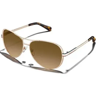 Pilotenbrille Damen Sonnenbrille polarisiert Verspiegelt UV Schutz