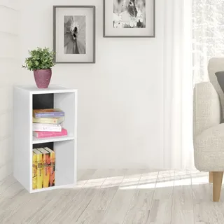 FineBuy Standregal Holz 30x60x30 cm Modern Regal Klein, Holzregal Nischenregal