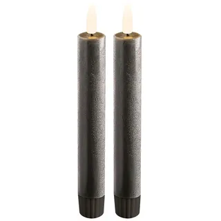LED-Echtwachskerze Stabkerze DecoTrend, 15 cm