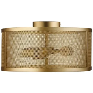 Searchlight Fishnet 3Leuchtmittel 45x21 cm goldfarben