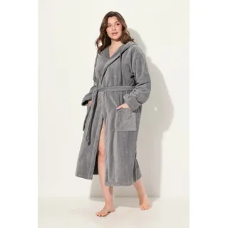 Ulla Popken Bademantel grau L-XL