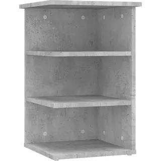 vidaXL Beistellregal 35 x 35 x 55 cm Grau