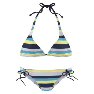 VENICE BEACH Triangel-Bikini Damen Gelb/Mehrfarbig 32 Cup A/B