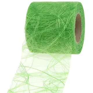 Florists Products Tischläufer Vlies-Dekoband 8cm x 25m Hellgrün - Tischband Frühling Ostern grün