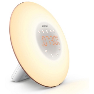 Philips Tageslichtwecker HF3506/50 Wake Up Light Aufwachen mit Licht und natürlichen Tönen weiß