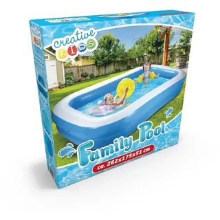 BESTWAY Creative Kids Pool Aufblasbar 262 x 175 x 51 cm (778)