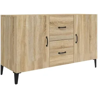 vidaXL Sideboard Kommode Anrichte Schrank Beistellschrank Mehrzweckschrank Standschrank Wohnzimmer Flur Sonoma-Eiche 100x36x60cm Holzwerkstoff