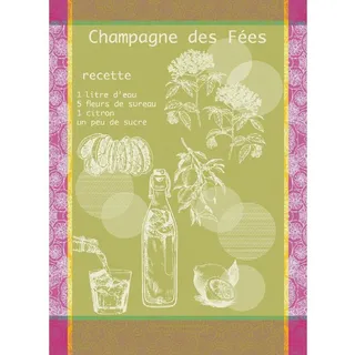 Garnier Thiebaut Champagne Des Fees 56 x 77 cm, Baumwolle,