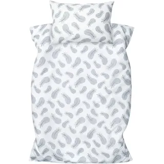 Amilian Kinderbettwäsche 100x135 Baby Bettwäsche Set Größe Babybettwäsche 135x100 mit Kissenbezug 40x60 100% Baumwolle Babybett Kinderbettwäsche 100x135 Jungen Mädchen Bettwaesche
