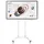 WM55B 55" inkl. Neomounts FL55-875WH1 motorisierter Rollwagen + Tray CY-TF65BBC