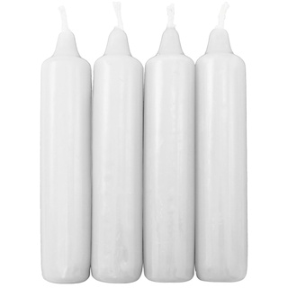 OLShop AG 5er Pack Adventskerzen weiß ca. 25 x 135 mm (5 x 4 Stück) Weihnachtskerzen, Christbaumkerzen, Pyramidenkerzen, Baumkerzen, Kerzen