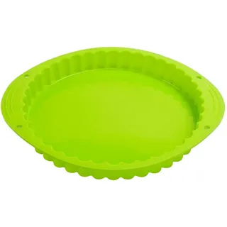 webake Pie Form Obstkuchenform Silikon Tarteform Quicheform 24 cm Tortenboden Backform Rund Kuchenform Tortenbodenform für Pie, Quiche, Obstkuchen
