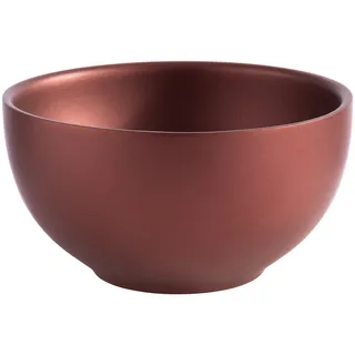 APS Schale -LEVANTE- Ø 12 cm, H: 6,5 cm Edelstahl, Farbe: copper red 0,32 Liter doppelwandig