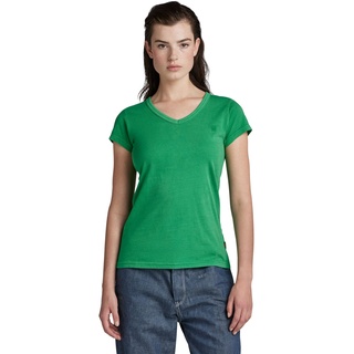 G-STAR RAW Damen Eyben Slim V-Neck Top, Grün (jolly green gd D21314-B059-D828), XXS