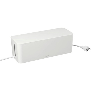 Hama Kabelbox Maxi für Steckdosenleiste 40 cm x 15,6 cm x 13,5 cm Weiß