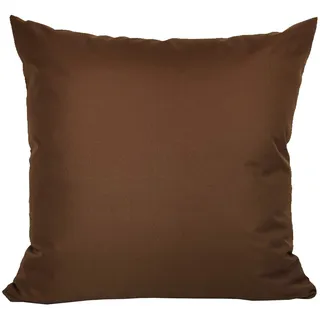 JACK Dekokissen 50x50cm Outdoor Lounge Kissen inkl. XXL Füllung Sitzkissen, starke Füllung, Robust, Strapazierfähig, Wasserabweisend, Innen&Außen braun