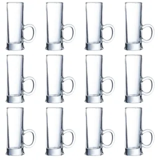 Arcoroc ARC 72388 Islande Schnapsglas, Shotglas, Stamper, mit Henkel, 65 ml, Glas, transparent, 12 Stück