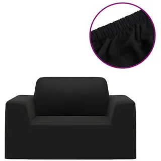 vidaXL Sofahusse Stretch Schwarz 100% Polyester