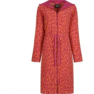 Cawö Bademantel Damen Bademantel Kurzmantel Leo Pink (M)