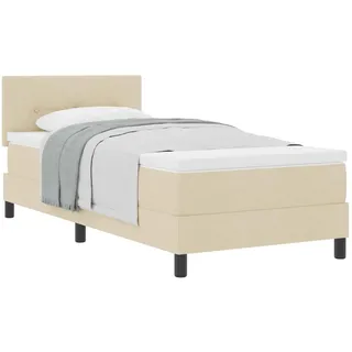 vidaXL Boxspringbett 100 x 200 cm Weiß