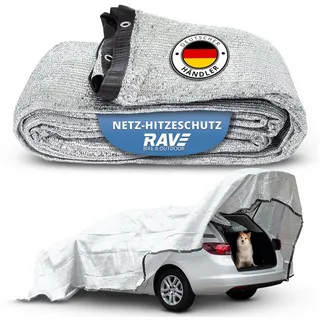 Rave Aluminium-Schattennetz 6×4 m – Sonnenschutznetz für Auto & Hund – reflektierend, atmungsaktiv – Camping & Outdoor