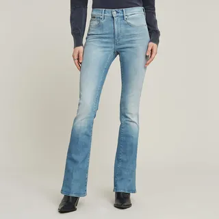 G-Star 3301 Flare Jeans - Vintage Alloy Blue - 28 - 32