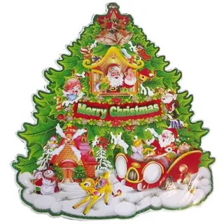 Weihnachtsbaum-anhänger Aus Papier, Maße 40 X 36 Cm