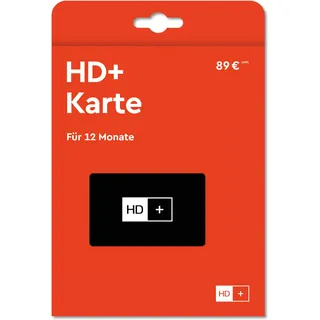 HD PLUS HD+ Karte für 12 Monate (nur für Satellitenempfang, nur Verlängerung, setzt bestehendes CI+ Modul oder HD+ Receiver voraus)