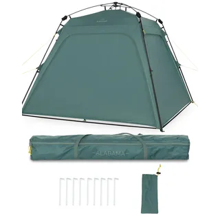Justcamp Alabama 2,5 x 2,5 m inkl. Seitenteile Blau/Mint
