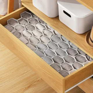 MORNITE Socken-Schubladen-Organizer, Schubladen-Trenner, Organizer für Unterwäsche, Socken, Krawatten, Gürtel, Montage, Waben-Trenner, Schrank, Schrank, DIY, Schreibtisch, Büro, 8 Stück, Weiß