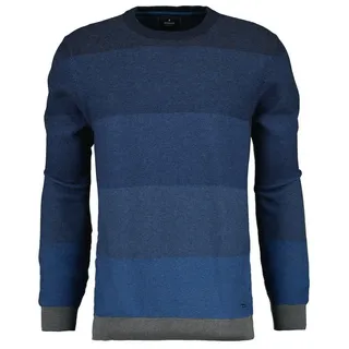 RAGMAN V-Ausschnitt-Pullover, getreift blau XXL (60/62)
