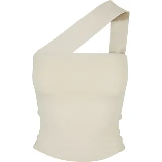 URBAN CLASSICS Ladies One Strap Top - Beige
