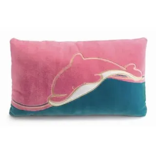 NICI Delfin, Kissen, pink, rechteckig, 43cm x 25cm