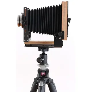 INTREPID 4x5 Kamera - Schwarzer Balgen