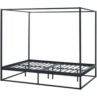 [en.casa] Himmelbett Kristianstad Metall 140x200 cm