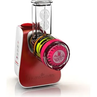 Moulinex DJ7645, Rot, Weiß, Kunststoff, Edelstahl, 200 W, 1,45 kg, 195 mm - Rot/Weiß
