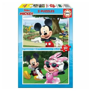 Educa Borrás Mickey und Freunde 2x20 Teile Puzzle (9218884)