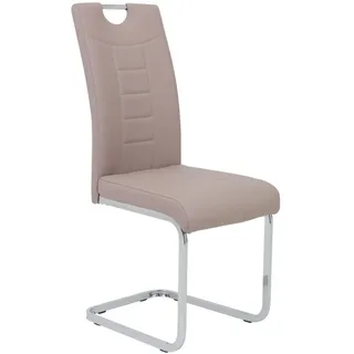 Hela Schwingstuhl Ruby Kunstleder Grau 4er Set