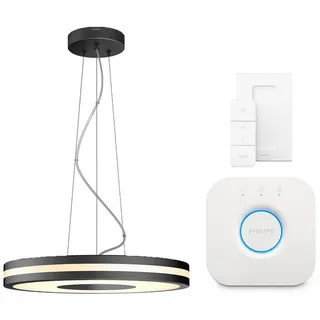 Philips Hue Smarte LED-Leuchte LED Pendelleuchte schwarz